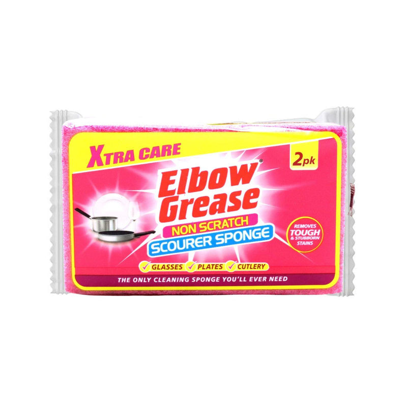Elbow Grease Non-Scratch Scourer Sponge 2 Pack