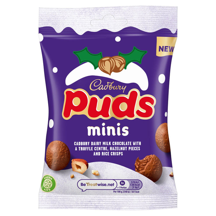 Cadbury Mini Puds Chocolate 73g (Box of 22)