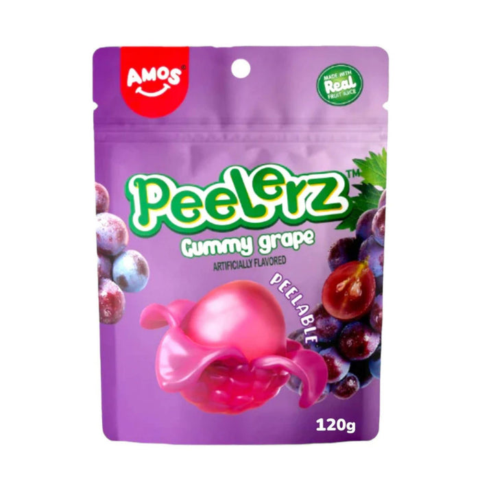 Amos Peelerz Gummy - Peelable Grape Gummy 120g