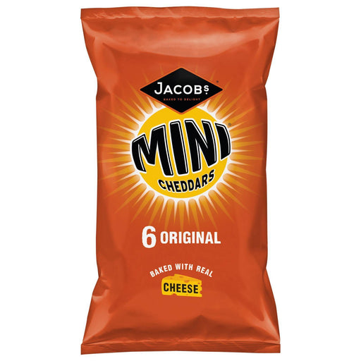 Jacobs Mini Cheddars Original Flavour 150g (6 x 25g) - myShop.co.uk