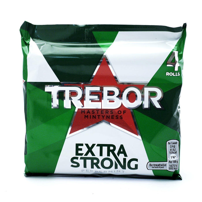 Trebor Extra Strong Mints 165.2g (12 Packs of 4, Total 48) - myShop.co.uk