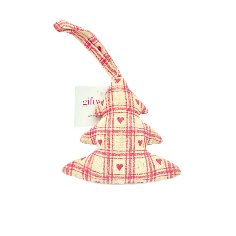 Christmas Tree Hanging Decor Burlap Rustic Cloth Ornament - myShop.co.uk