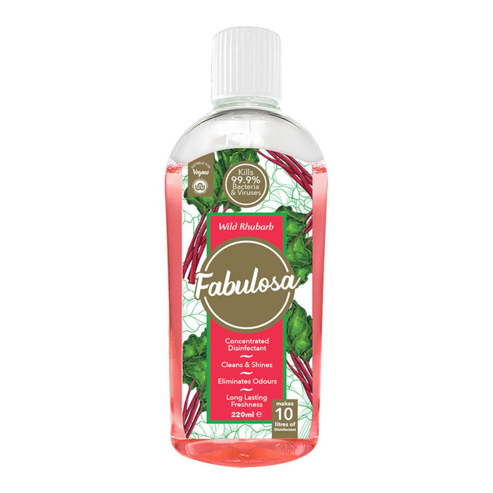 Fabulosa Concentrated Disinfectant 4-in-1 Wild Rhubarb 220ml