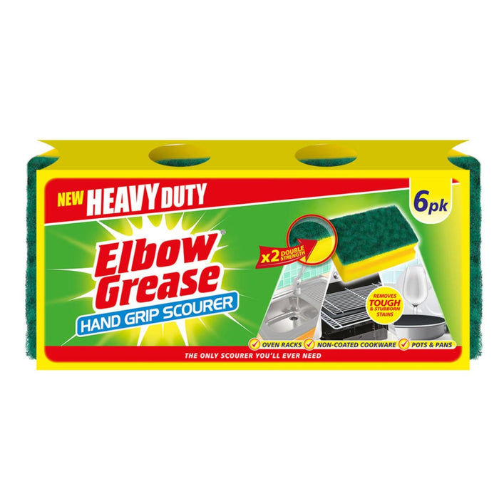 Elbow Grease Hand Grip Kitchen Scourer 6 Pack