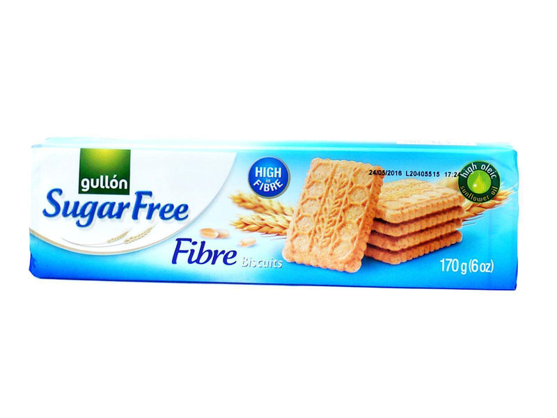 Gullon Sugar Free High Fibre Biscuits 170g (Box of 16) - myShop.co.uk