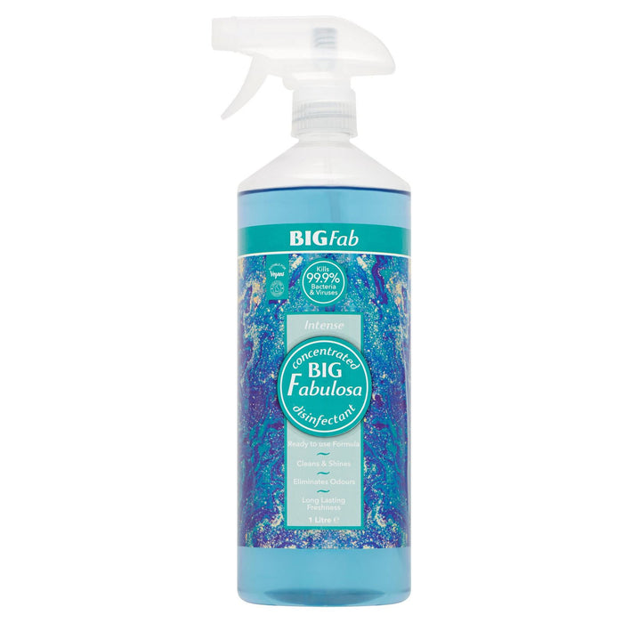Fabulosa Big Fab Concentrated Disinfectant 4-in-1 Intense Extra Large Spray 1L