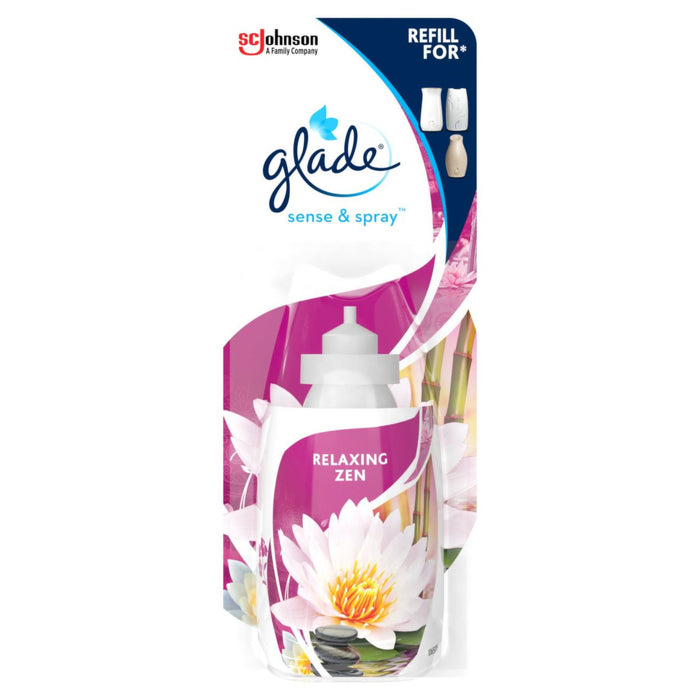 Glade Sense & Spray Refill Relaxing Zen Air Freshener 18ml