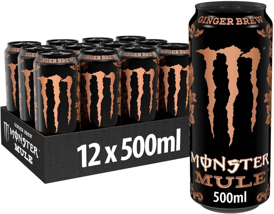Monster Mule Ginger Brew Energy Drink 500ml (Box of 12)