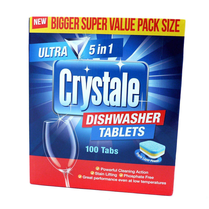 Crystale Dishwater Tablets 100'S - myShop.co.uk
