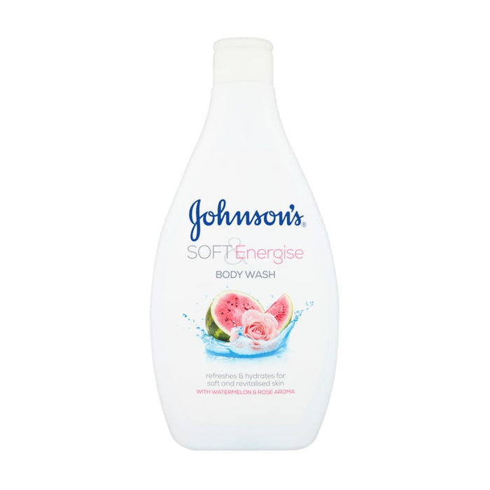 Johnson's Body Wash Soft & Energise With Watermelon & Rose Aroma 400ml