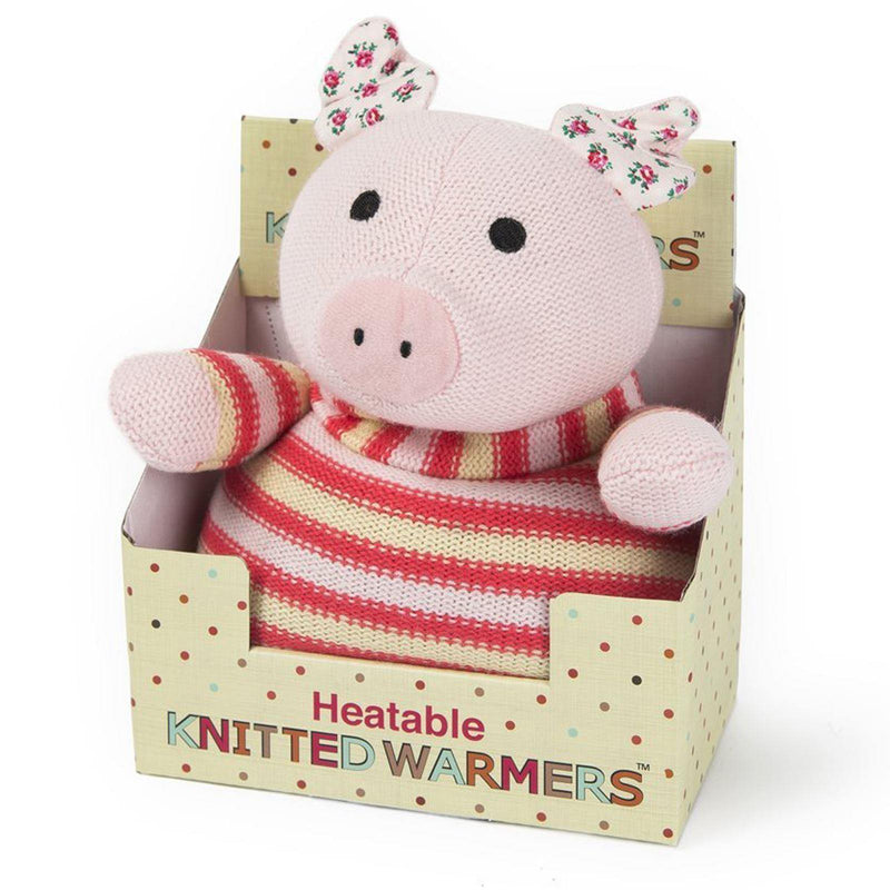Knitted Warmers Heatable Soft Pig Plush Toy - image 2