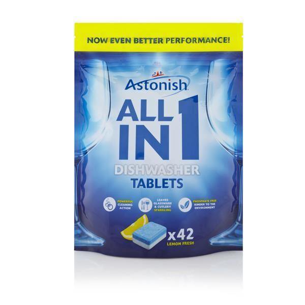 Astonish Dishwasher Tablets ALL-IN-1 Citrus 42'S - myShop.co.uk
