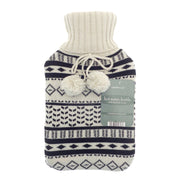 Country Club Hot Water Bottle with Knitted Cover - myShop.co.uk