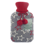 Country Club Hot Water Bottle with Knitted Cover - myShop.co.uk