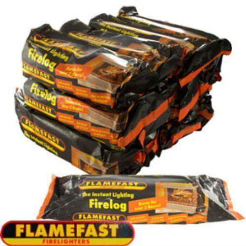 Flamefast Smokeless Firelogs 2-3 Hours Burn - Case of 12 - myShop.co.uk