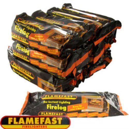 Flamefast Smokeless Firelogs 2-3 Hours Burn - Case of 12 - myShop.co.uk