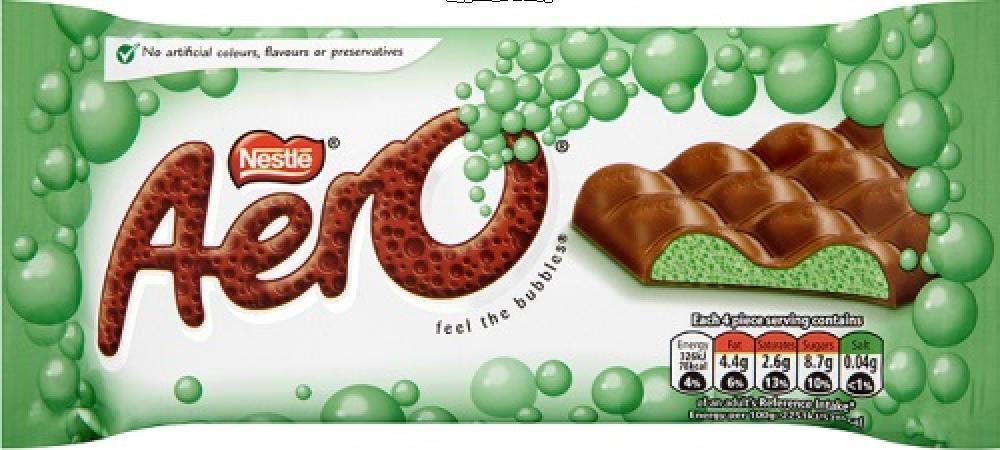Nestle Aero Peppermint Love to Share Chocolate Bar 90g (Box of 15)