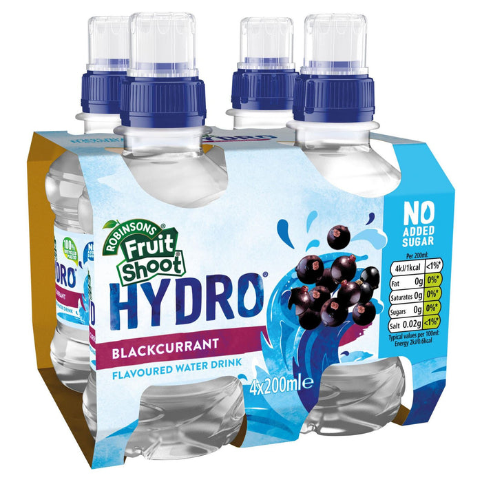 Robinsons Fruit Shoot Hydro Blackcurrant Flavoured Water Drink 200ml (Box of 24)