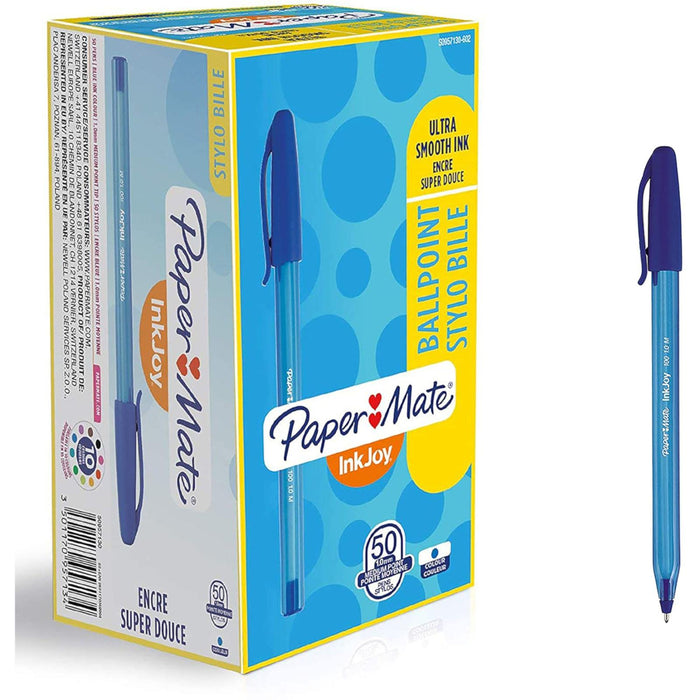 50 x Paper Mate Ink Joy Ultra Smooth Ink Ballpoint Pens
