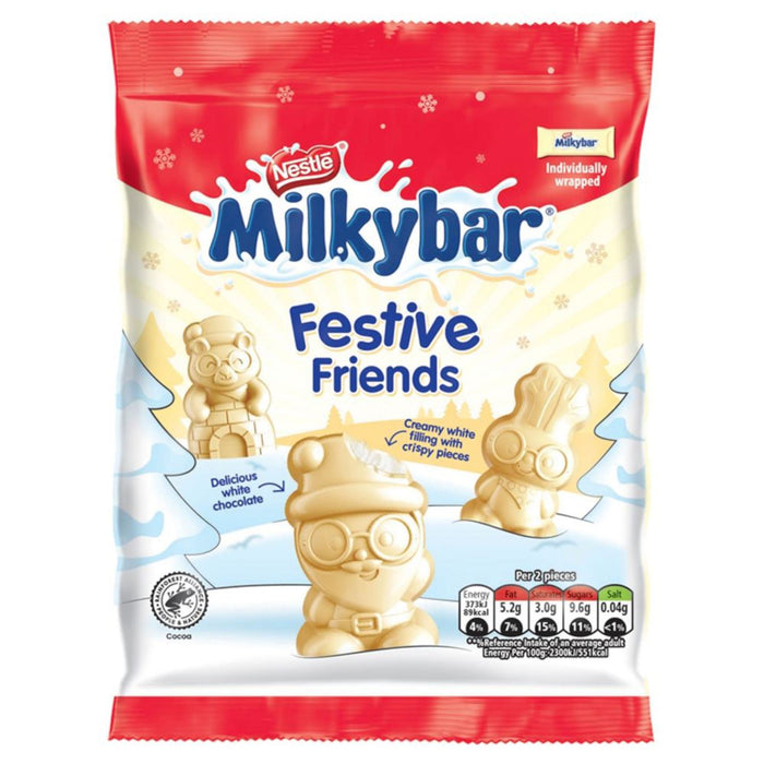 Milkybar Festive Friends White Chocolate Bag 57g (Box of 12)