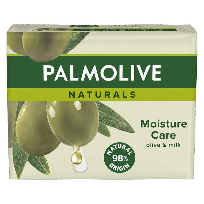 Palmolive Naturals Moisture Care Olive & Milk Bar Soap 4 Pack 90gm