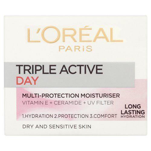 L'Oreal Paris Dry & Sensitive Skin Day Moisturiser 50ml - myShop.co.uk
