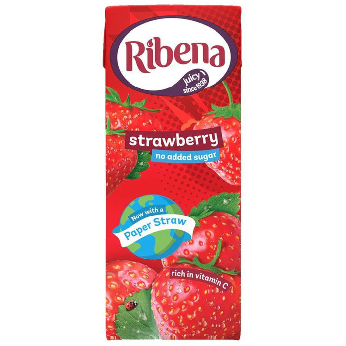 Ribena Strawberry Juice Box 6 Pack 250ml (Box of 4)