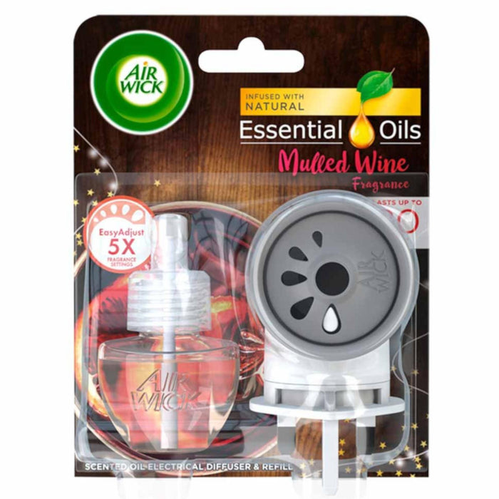 Airwick Essential Oils Mulled Wine Home Fragrance Electric Diffuser