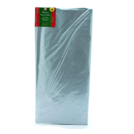 Christmas Silver Tissue Paper for Wrapping and Gift Boxes - myShop.co.uk