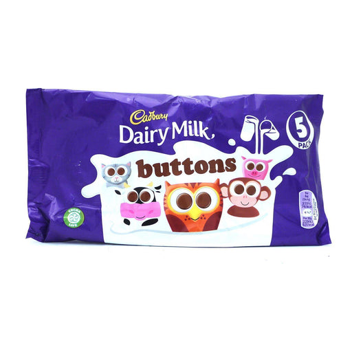 Cadbury Buttons 70g (16 Packs of 5, Total 80) - myShop.co.uk