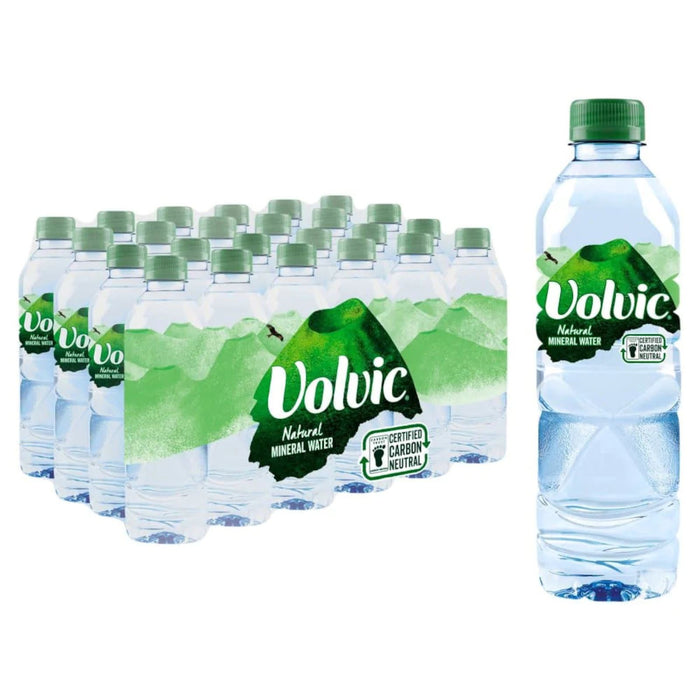 Volvic Natural Mineral Water 500ml (Box of 24)