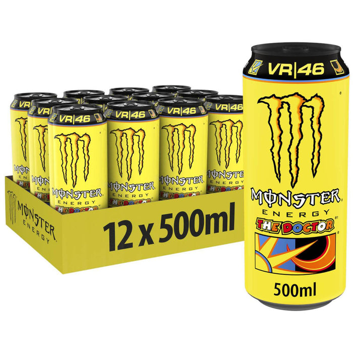 Monster Energy Drink Rossi The Doctor Can 500ml (Box of 12)