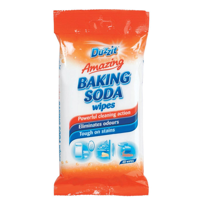 Duzzit Amazing Baking Soda Sodium Bicarbonate Wipes 40'S - myShop.co.uk