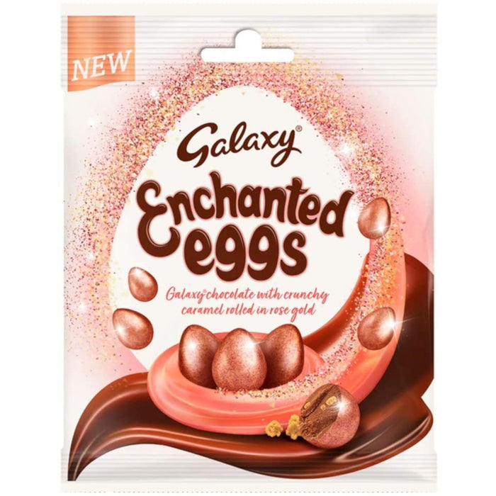 Galaxy Enchanted Eggs Rose Gold Caramel Chocolate 80g - myShop.co.uk