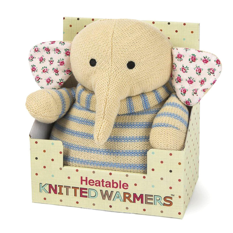 Knitted Warmers Heatable Soft Elephant Plush Toy - image 2