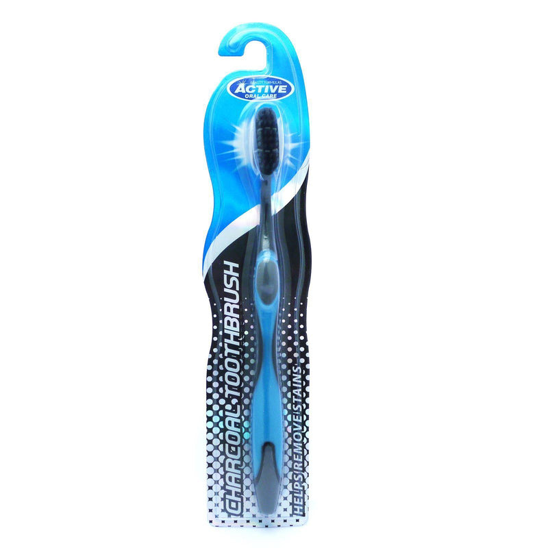 Beauty Formulas Active Oral Care Charcoal Toothbrush Medium