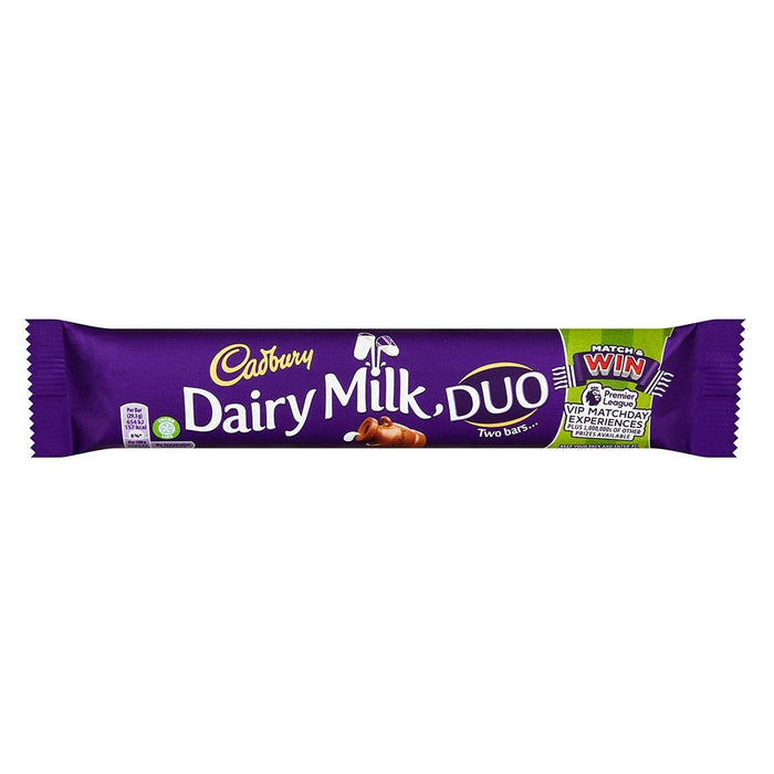 Cadbury Dairy Milk Chocolate Duo Bar 58.6g (Box of 36) - myShop.co.uk
