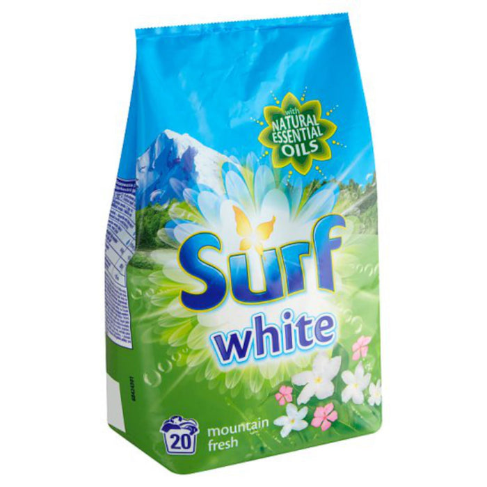 Surf Powder White Mountain Fresh Detergent 20 Washes 1.3kg