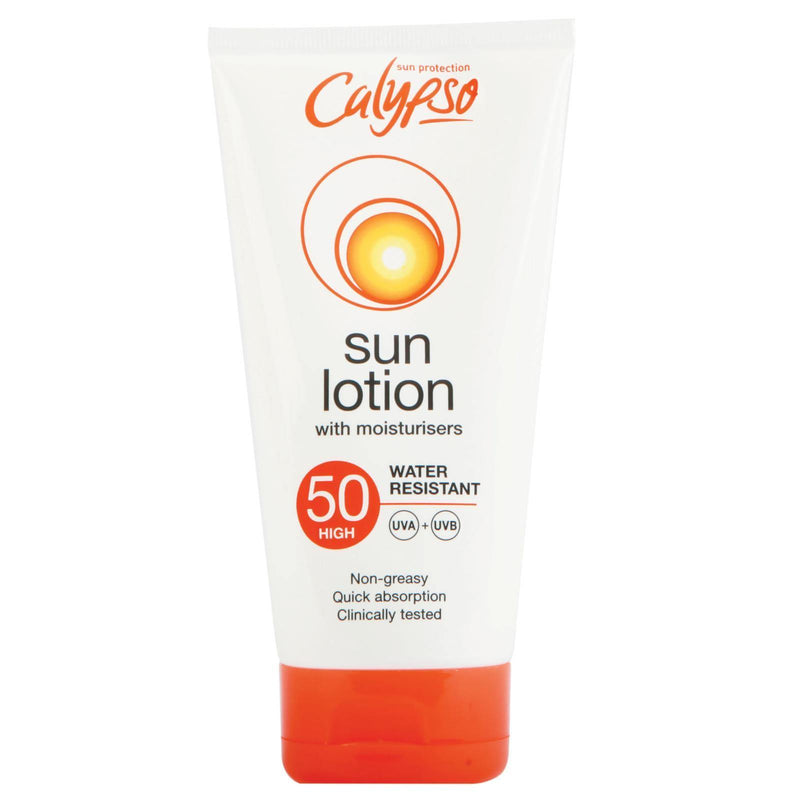 Calypso Sun Lotion with Moisturisers SPF 50 UVA/UVB 150ml - myShop.co.uk