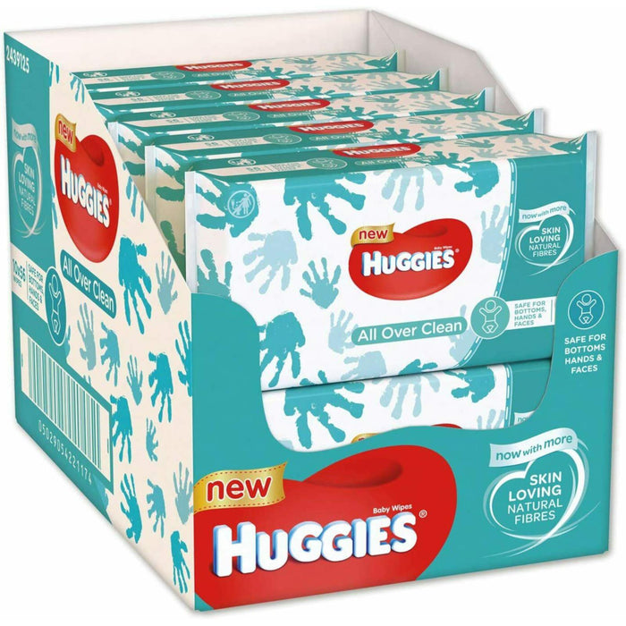 Huggies All Over Clean Baby Wipes 56 Wipes (Box of 10, Total of 560)