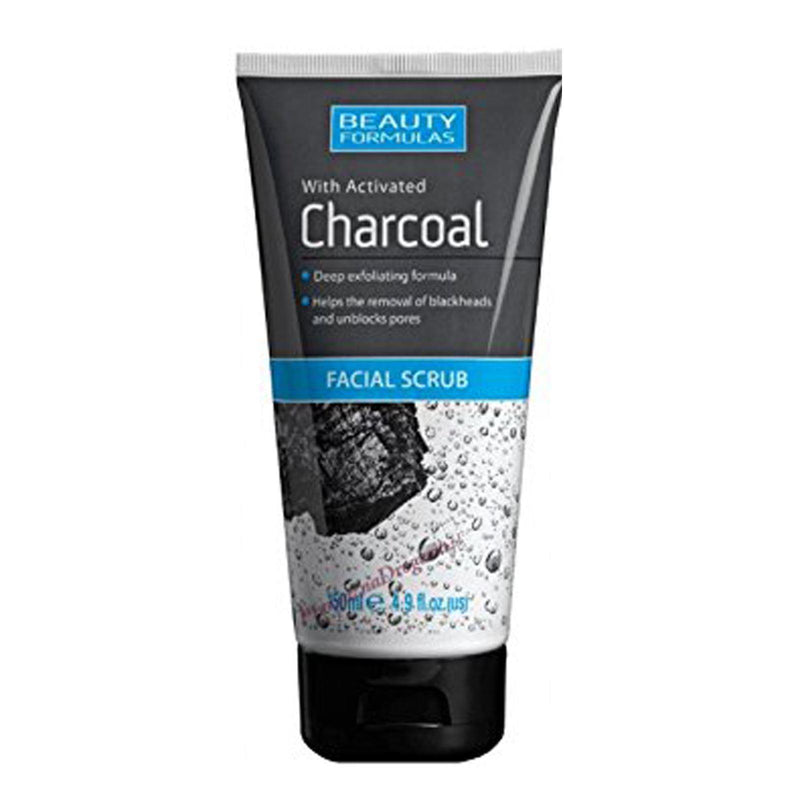 Beauty Formulas Charcoal Face Scrub 150ml - myShop.co.uk