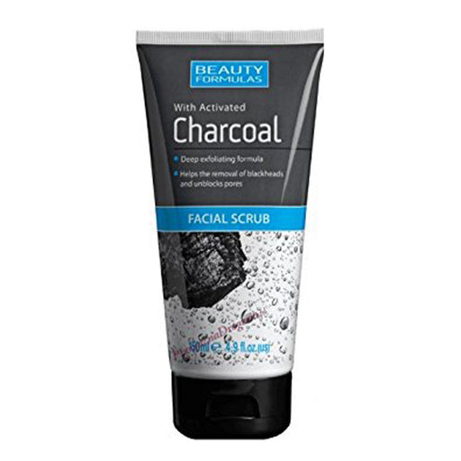 Beauty Formulas Charcoal Face Scrub 150ml - myShop.co.uk