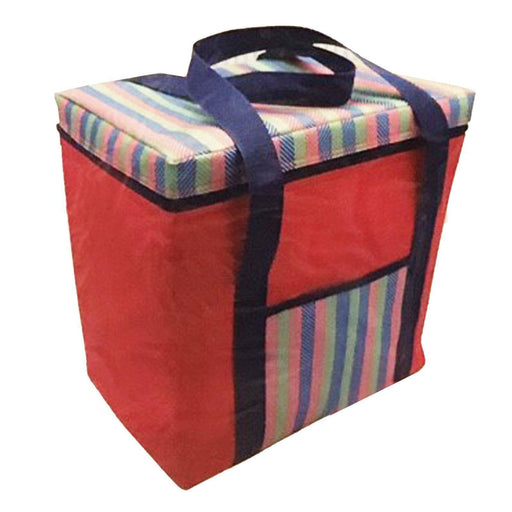 Jumbo Cooler Bag 28 Litre - Red Stripes - myShop.co.uk