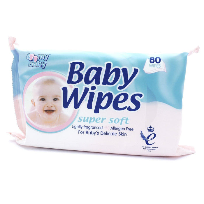For My Baby Wipes 80'S (Box of 12) - myShop.co.uk