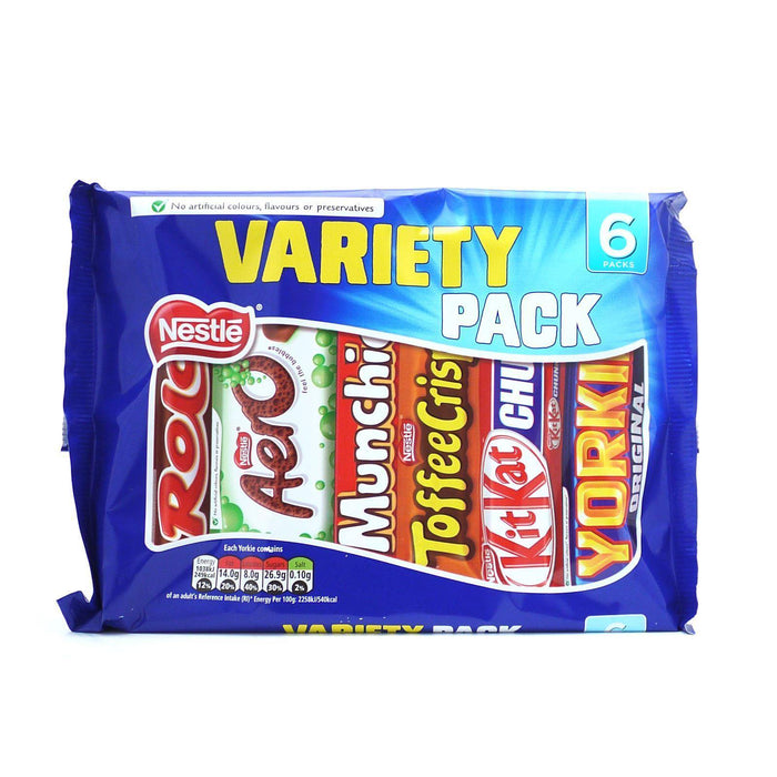 Nestle Variety Pack 264g (12 Packs of 6, Total 72) - myShop.co.uk