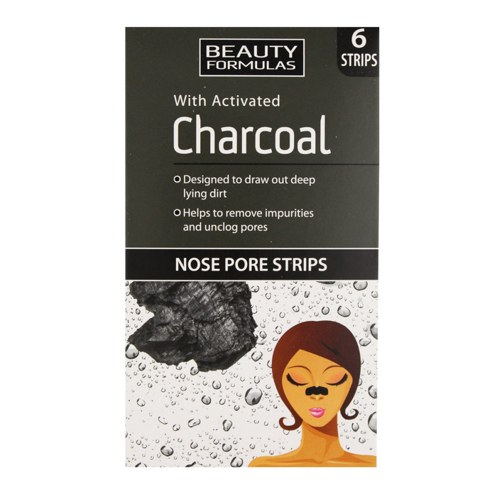 Beauty Formulas Charcoal Nose Pore 6 Strips