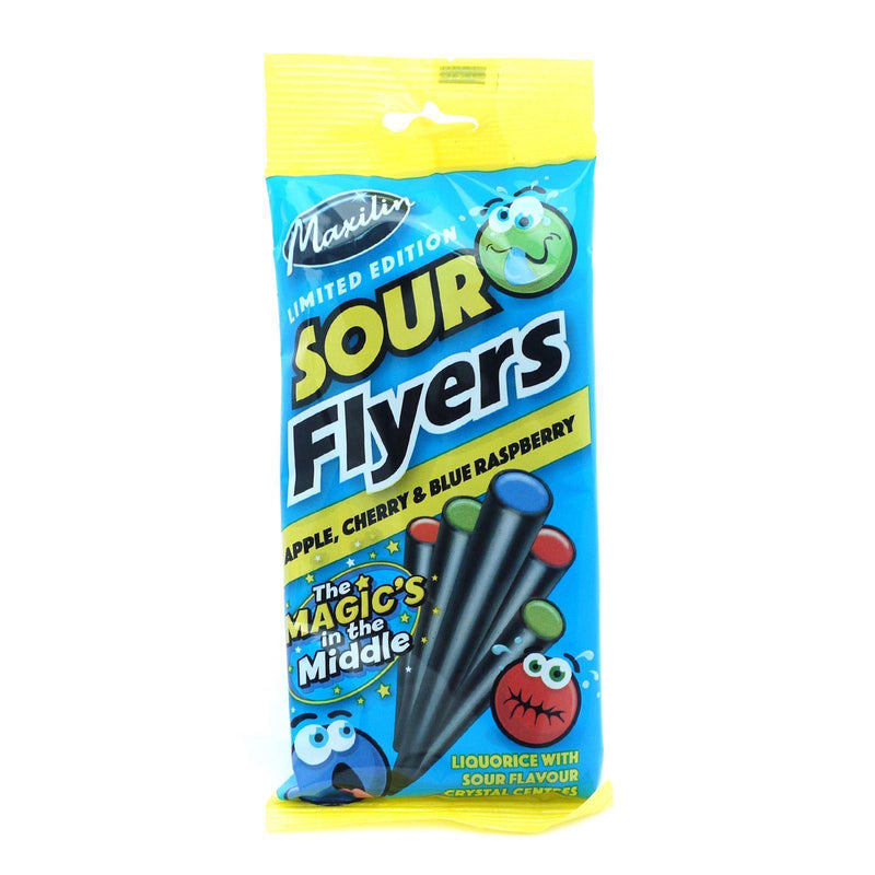 Limited Edition Maxilin Sour Flyers 75g (Box of 12) - myShop.co.uk