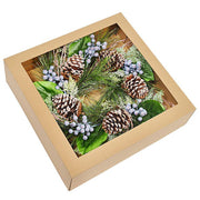 Pre-Lit Blueberry Christmas Door Wreath 50cm - myShop.co.uk