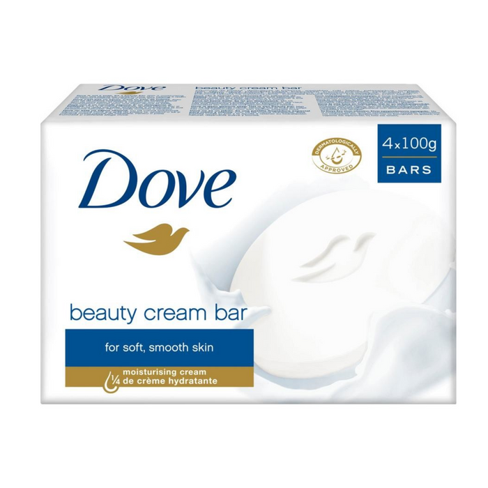 Dove Original Beauty Cream Soap Bar 90g - 4 Pack