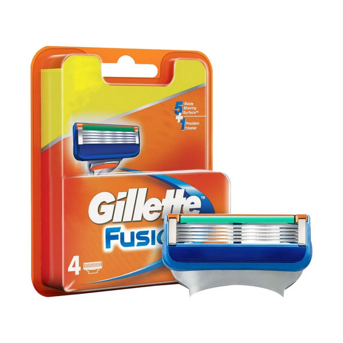 Gillette Fusion Manual Razor Blades - Pack of 4
